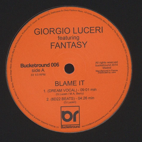 Giorgio Luceri - Blame It Feat. Fantasy