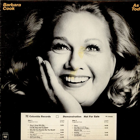 Barbara Cook - As Of Today