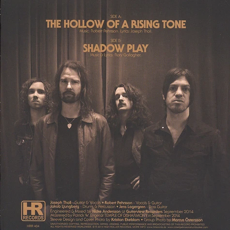 Robert Pehrsson's Humbucker - The Hollow Of A Rising Tone Black Vinyl Edition