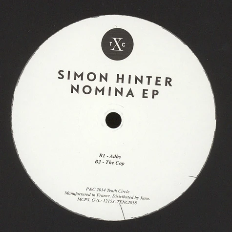 Simon Hinter - Nomina EP