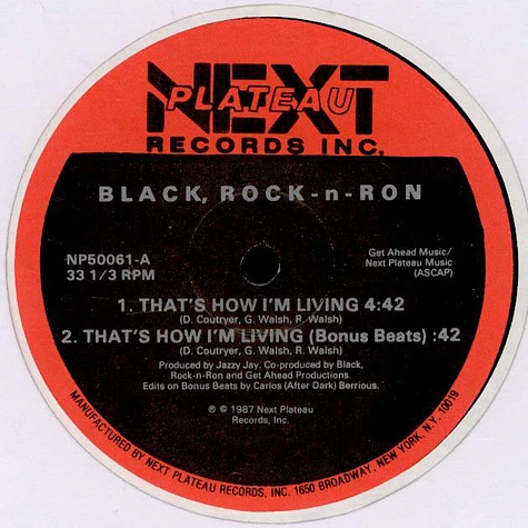 Black Rock & Ron - That's How I'm Living