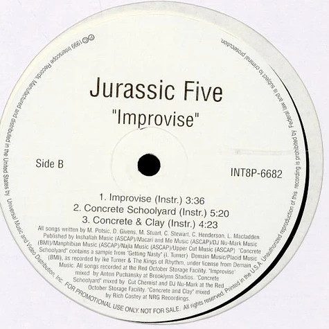 Jurassic 5 - Improvise