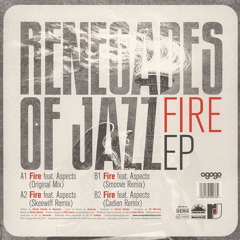 Renegades Of Jazz - Fire EP