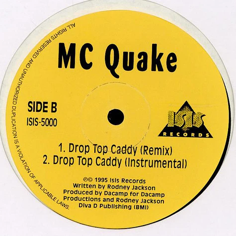 M.C. Quake - Drop Top Caddy