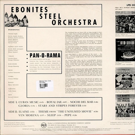 Ebonites Steel Orchestra - Pan-O-Rama