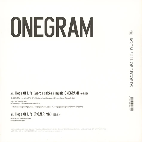 Onegram - Hope Of Life