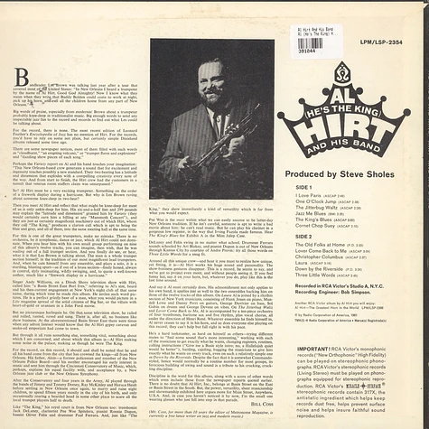 Al Hirt And His Band - Al (He's The King) Hirt And His Band