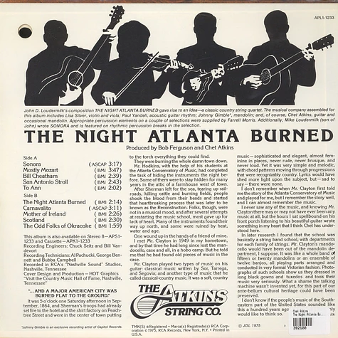 The Atkins String Co. - The Night Atlanta Burned