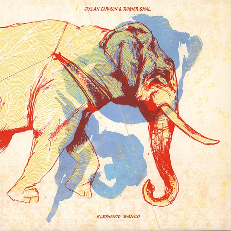 Dylan Carlson of Earth & Rogier Smal - Elephanto Bianco Blue / Yellow Vinyl Edition