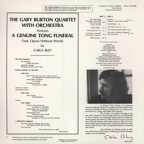 Gary Burton - A Genuine Tong Funeral