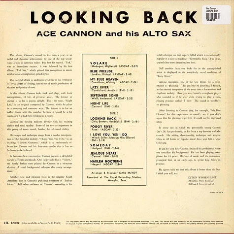 Ace Cannon - Looking Back