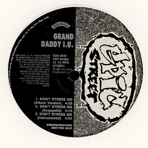 Grand Daddy I.U. - Don't Stress Me / Slinging Bass
