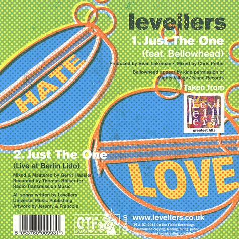 The Levellers - Just The One