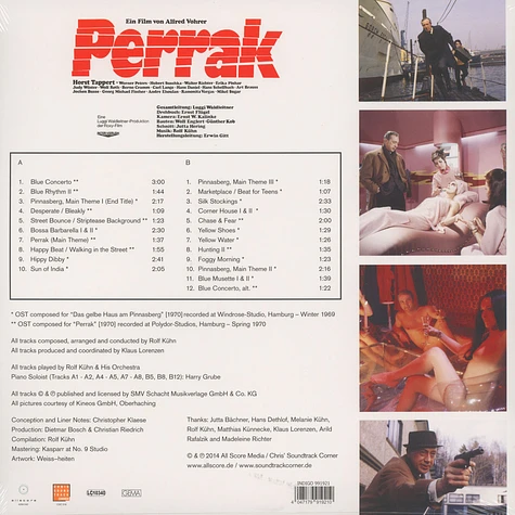 Rolf Kühn - Perrak And Other Film Music By Rolf Kühn