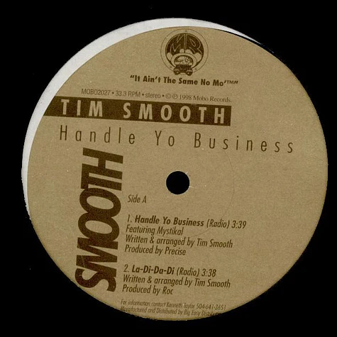 Tim Smooth - Handle Yo Business