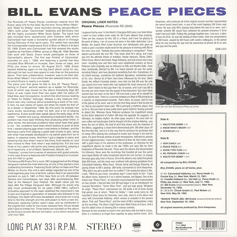 Bill Evans - Peace Pieces