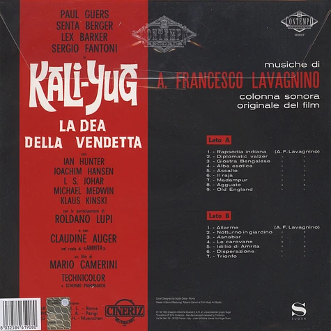 Angelo Francesco Lavagnino - OST Kali-Yug: La Dea Della Vendetta