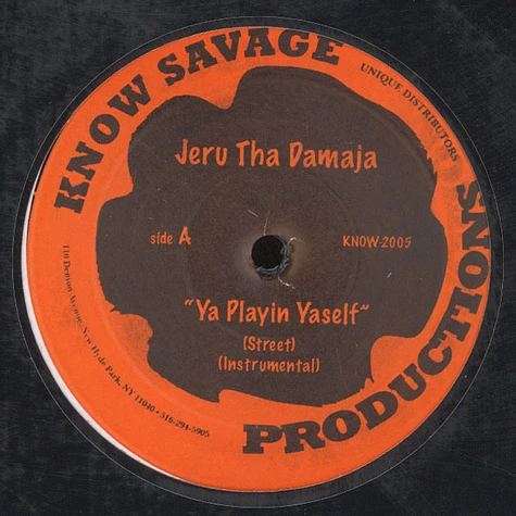 Jeru The Damaja - Ya Playin Yaself