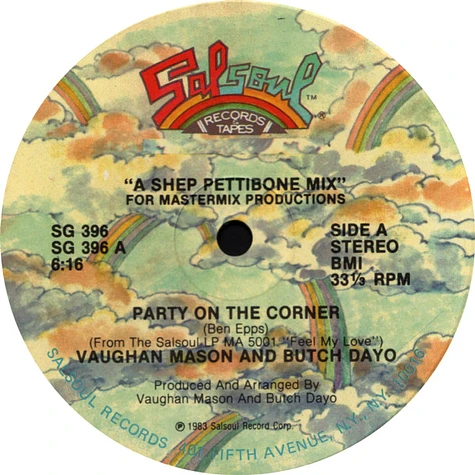 Vaughan Mason And Butch Dayo - Party On The Corner
