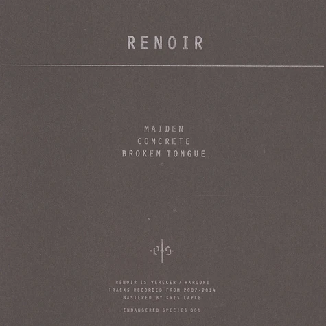 Renoir - Broken Tongue