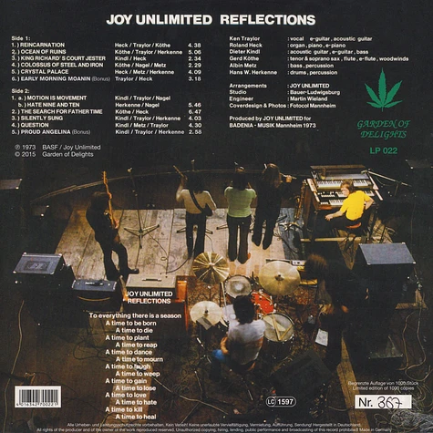 Joy Unlimited - Reflections