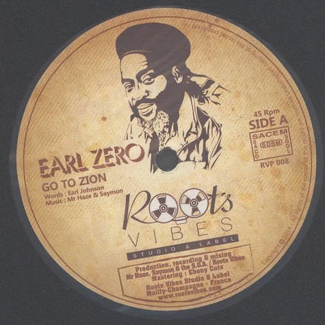 Earl Zero / Mam - Go To Zion / Zion's Blood