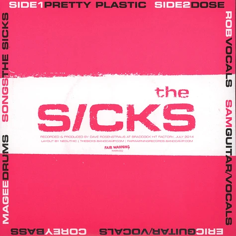 The Sicks - Pretty Plastic