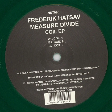 Frederik Hatsav & Measure Divide - Coil EP