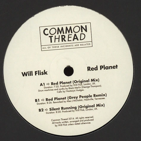 Will Flisk - Red Planet