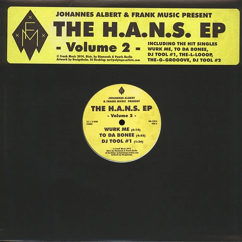 Johannes Albert - The H.A.N.S. EP Volume 2