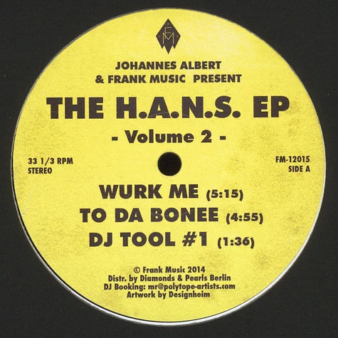 Johannes Albert - The H.A.N.S. EP Volume 2