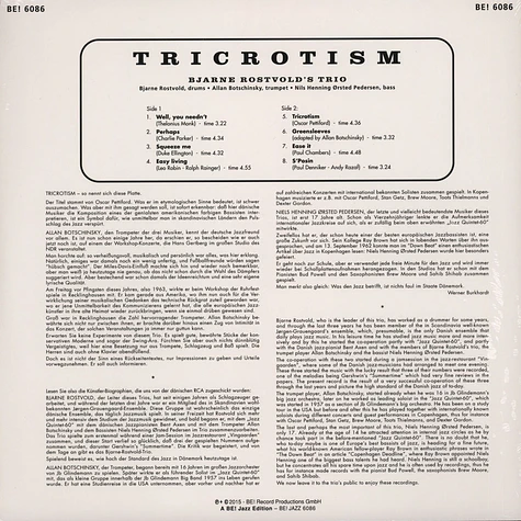 Bjarne Rostvold's Trio - Tricrotism