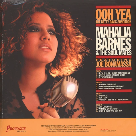 Mahalia Barnes & The Soul Mates - Ooh Yea - The Betty Davis Songbook