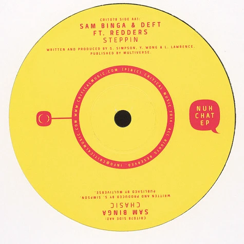 Sam Binga - Nuh Chat EP