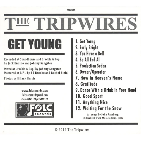 The Tripwires - Get Young