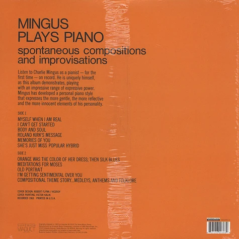Charles Mingus - Mingus Plays Piano