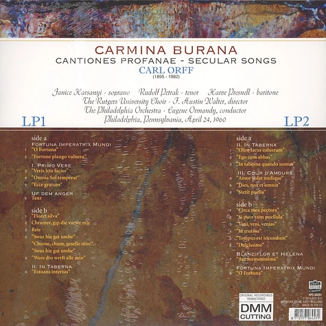 Eugene Ormandy - Carl Orff - Carmina Burana