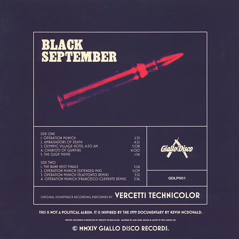 Vercetti Technicolor - Black September