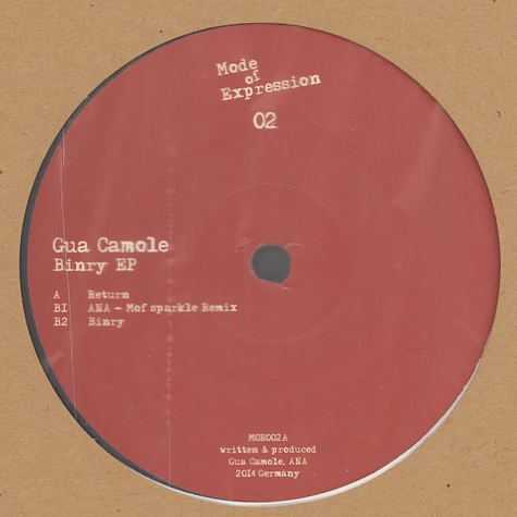 Gua Camole - Binry EP