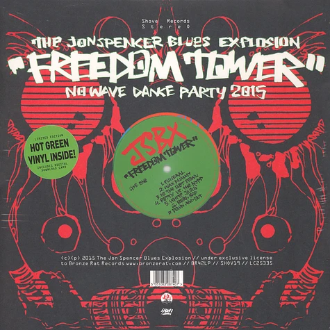 The Jon Spencer Blues Explosion - Freedom Tower Hot Green Vinyl Edition