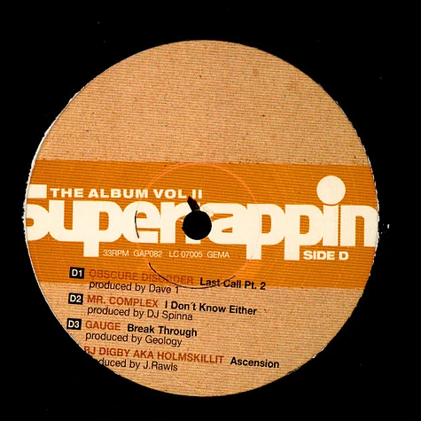 V.A. - Superrappin Vol. II