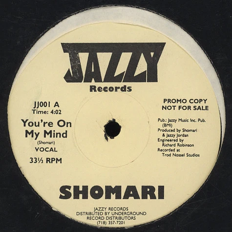 Shomari - You're On My Mind