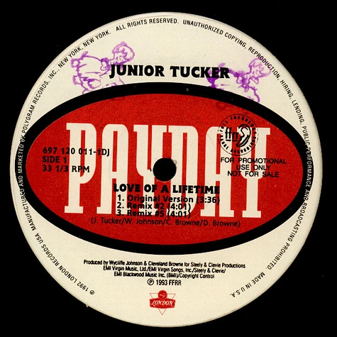 Junior Tucker - Love Of A Lifetime