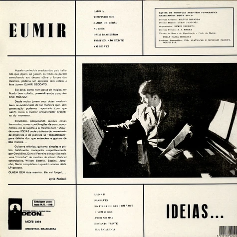 Eumir Deodato - Idéias