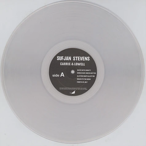 Sufjan Stevens - Carrie & Lowell Clear Vinyl Edition