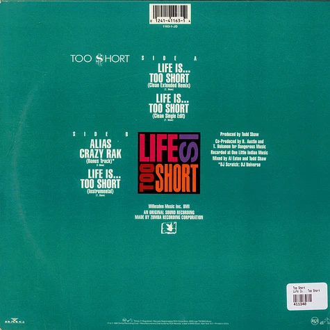 Too Short - Life Is... Too Short