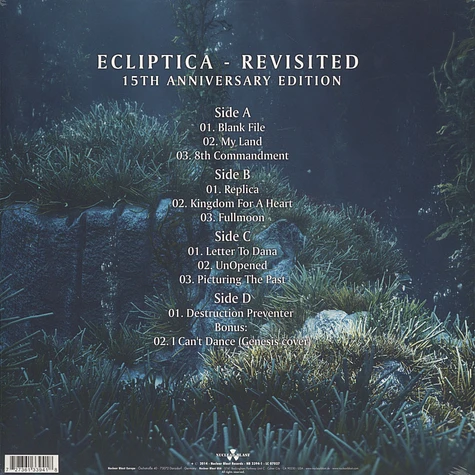 Sonata Arctica - Ecliptica - 15th Anniversary Light Blue Vinyl Edition