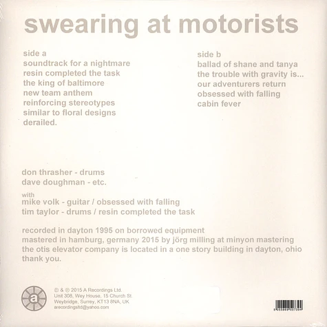 Swearing At Motorists - Swearing At Motorists