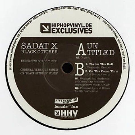 Sadat X - Untitled