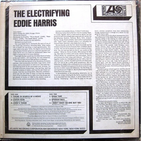 Eddie Harris - The Electrifying Eddie Harris